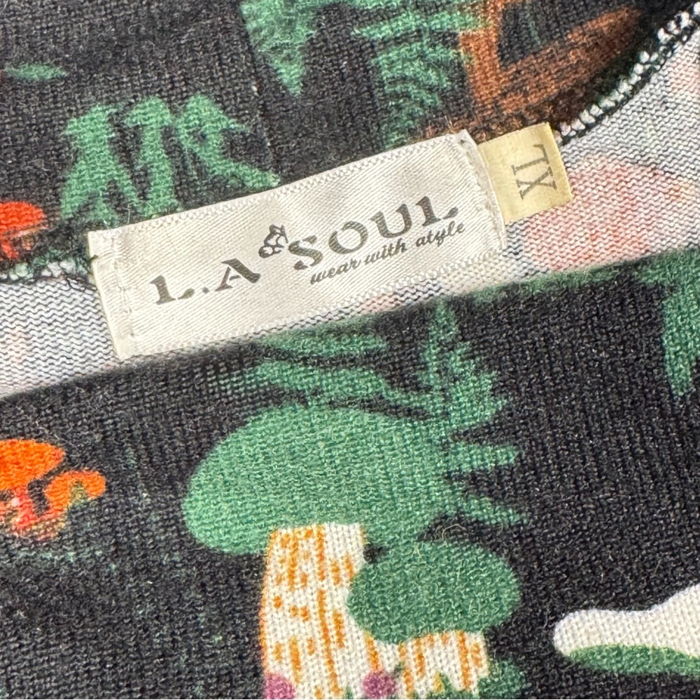 L.A Soul Mushroom Dress Long Sleeve With Pockets XL - Picture 8 of 9